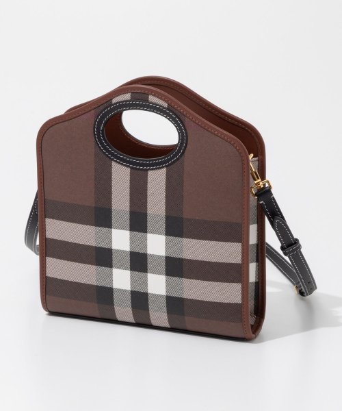 BURBERRY(バーバリー)/バーバリー BURBERRY 8071386 ハンドバッグ レディース バッグ ショルダーバッグ 2way プレゼント ギフト ダークバーチブラウン/img03