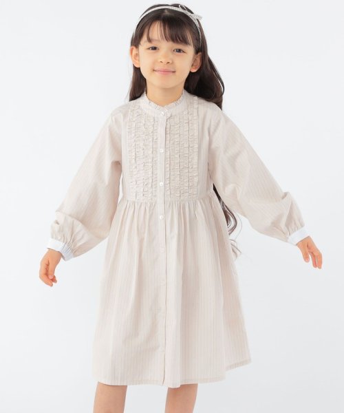 SHIPS KIDS(シップスキッズ)/SHIPS KIDS:100～130cm / フリル シャツ ワンピース/img01