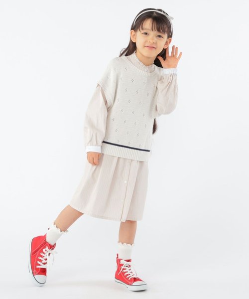 SHIPS KIDS(シップスキッズ)/SHIPS KIDS:100～130cm / フリル シャツ ワンピース/img10