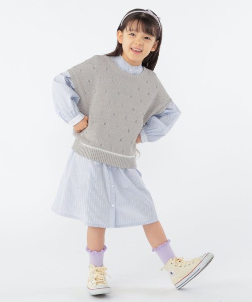 SHIPS KIDS(シップスキッズ)/SHIPS KIDS:100～130cm / フリル シャツ ワンピース/img22