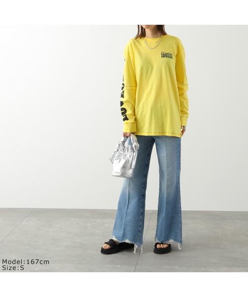 GANNI(ガニー)/GANNI ロンT Light Jersey Layered Long Sleeve T Shirt/img03