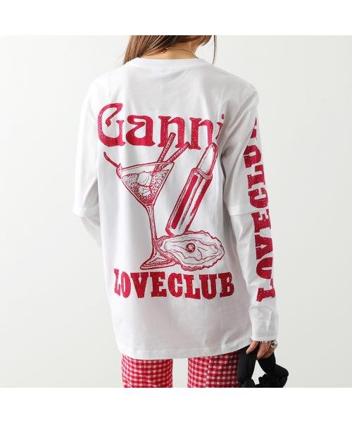 GANNI(ガニー)/GANNI ロンT Light Jersey Layered Long Sleeve T Shirt/img07