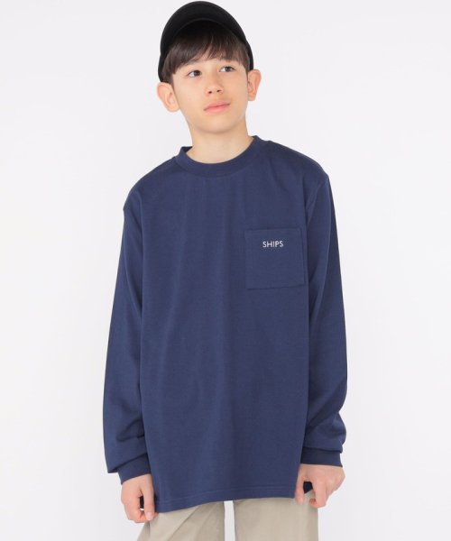 SHIPS KIDS(シップスキッズ)/SHIPS KIDS:140～160cm / SHIPS ロゴ 長袖 TEE/img01