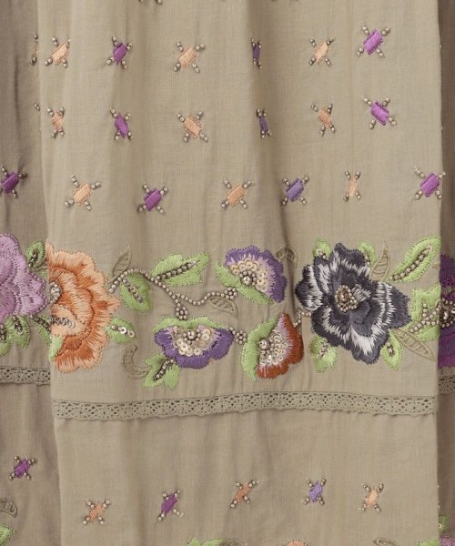 フラワー刺繍エスニックワンピース(505901005)｜阪急百貨店公式通販  