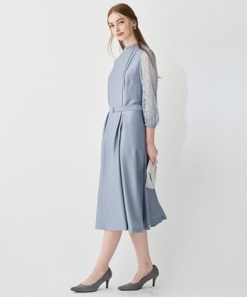 【APPLAUDIR】ノーブルサテン レースコンビドレス APPLAUDIR アプロディール ノーブルサテン 品番