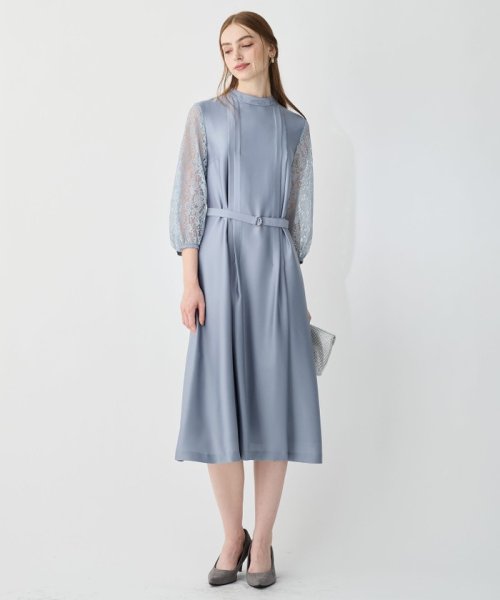 【APPLAUDIR】ノーブルサテン レースコンビドレス APPLAUDIR アプロディール ノーブルサテン 品番