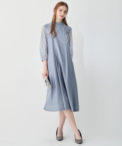 【APPLAUDIR】ノーブルサテン レースコンビドレス APPLAUDIR アプロディール ノーブルサテン 品番