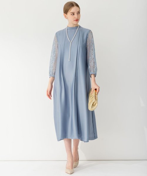 【APPLAUDIR】ノーブルサテン レースコンビドレス APPLAUDIR アプロディール ノーブルサテン 品番