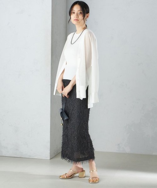 SHIPS WOMEN(シップス　ウィメン)/〈手洗い可能〉ラメ ノースリーブ ニット 24SS ◇/img19