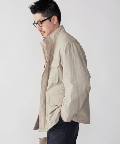 SHIPS: ライト ナイロン 中綿 M－65 ミリタリー ブルゾン 