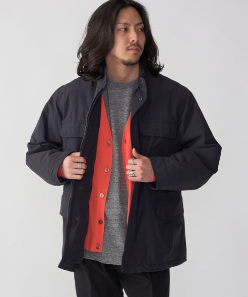 SHIPS: ライト ナイロン 中綿 M－65 ミリタリー ブルゾン 