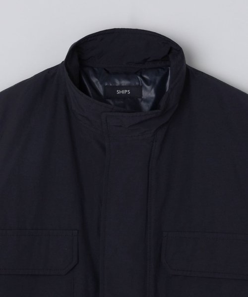 SHIPS: ライト ナイロン 中綿 M－65 ミリタリー ブルゾン 