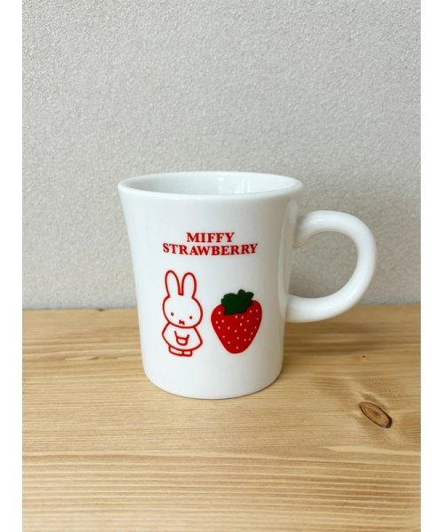 Hare no hi(ハレノヒ)/ミッフィーストロベリーマグカップ【ホワイト】/img01