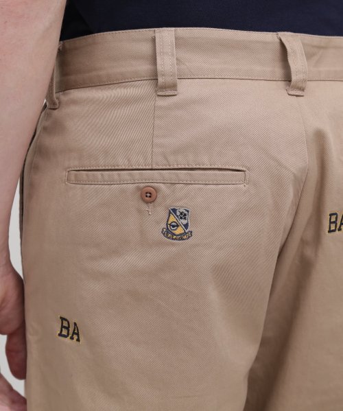 POINT EMBROIDERY CHINO PANTS / ポイント エンブロイダリー チノパンツ EMBROIDERY POINT CHINO PANTS ポイント エンブロイダリー