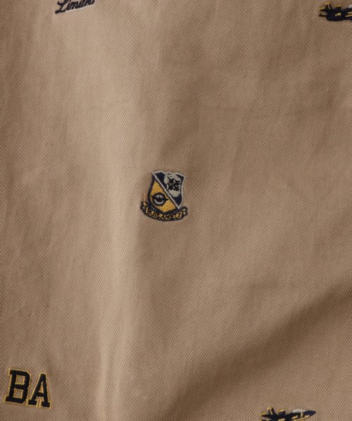 POINT EMBROIDERY CHINO PANTS / ポイント エンブロイダリー チノパンツ EMBROIDERY POINT CHINO PANTS ポイント エンブロイダリー