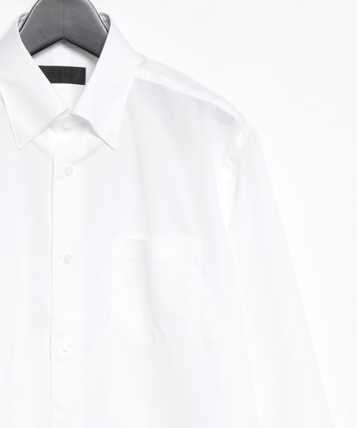 D'URBAN(ダーバン)/ホワイトブロードドレスシャツ(スナップダウン)/img02