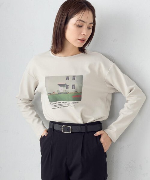 COMME CA ISM (コムサイズム（レディス）)/フォトプリントＴシャツ/img07