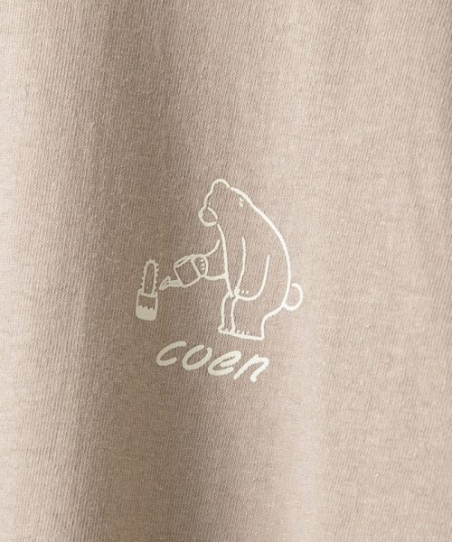 coen(coen)/【WEB限定】Ryo　Kaneyasu×コーエンベアロングスリーブTシャツ/img41