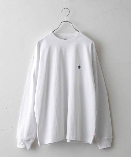 coen(coen)/ワンポイントベア刺繍ロングスリーブTシャツ/img26