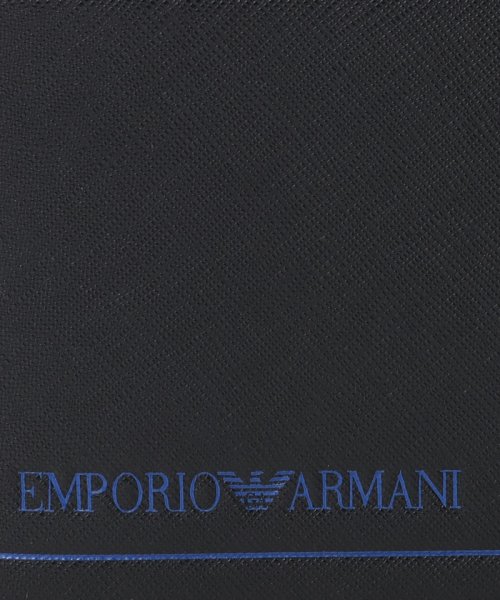 EMPORIO ARMANI(エンポリオアルマーニ)/エンポリオ・アルマーニ Y4R165Y731E 二つ折り財布 小銭入れ付 グラフィックデザインイーグル バイフォールド/img06