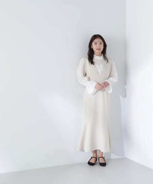 NATURAL BEAUTY BASIC(ナチュラルビューティーベーシック)/サイドバックルベルトジャンスカ　24SS/img14