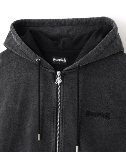 LHP(エルエイチピー)/Supplier/LHP EXCLUSIVE STUDS CROSS ZIP HOODIE SLV/img07