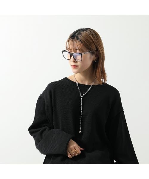 SAINT LAURENT メガネ SL 263 スクエア型 ロゴ SAINT LAURENT メガネ SL スクエア型