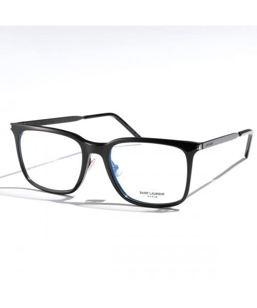 SAINT LAURENT メガネ SL 263 スクエア型 ロゴ SAINT LAURENT メガネ SL スクエア型