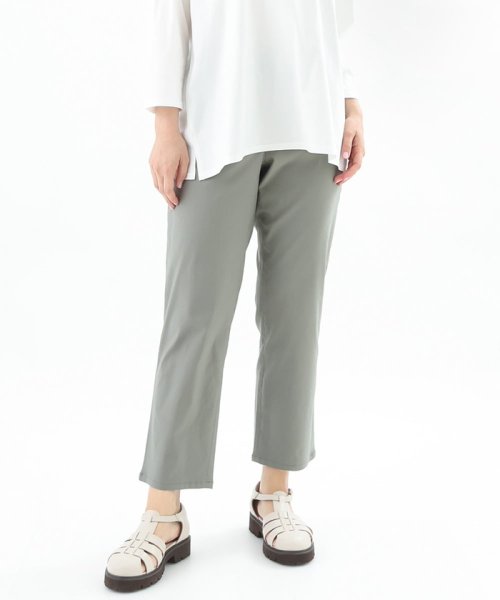 【大きいサイズ】さらさらストレッチストレートパンツ 人気・おすすめ｜使いやすい・旅行におすすめ 品質保証 全国発送 在庫限り