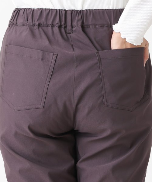 【大きいサイズ】さらさらストレッチストレートパンツ 人気・おすすめ｜使いやすい・旅行におすすめ 品質保証 全国発送 在庫限り