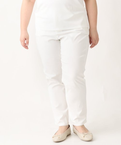 【大きいサイズ】さらさらストレッチストレートパンツ 人気・おすすめ｜使いやすい・旅行におすすめ 品質保証 全国発送 在庫限り