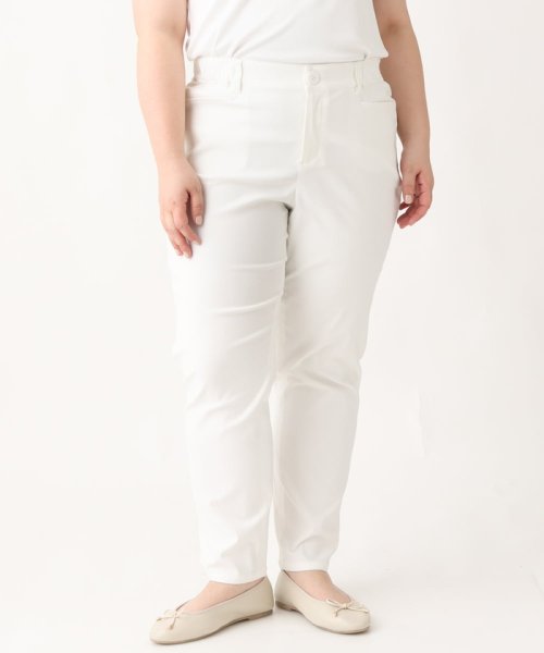 【大きいサイズ】さらさらストレッチストレートパンツ 人気・おすすめ｜使いやすい・旅行におすすめ 品質保証 全国発送 在庫限り