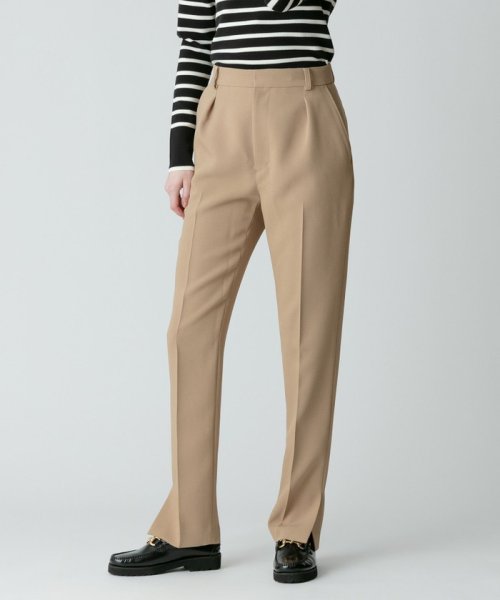 サイドスリットテーパードパンツ 