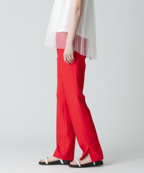サイドスリットテーパードパンツ 