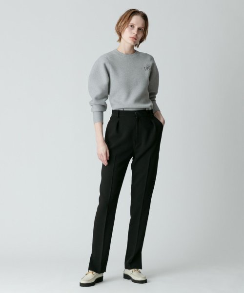 サイドスリットテーパードパンツ 