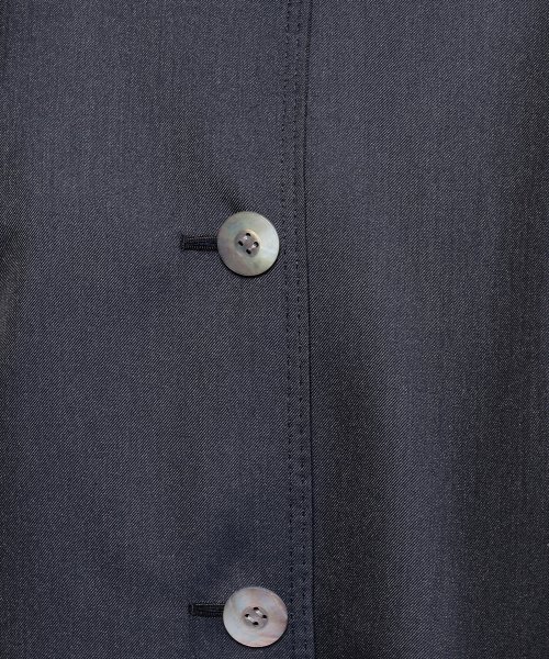 スタンドカラーコート 