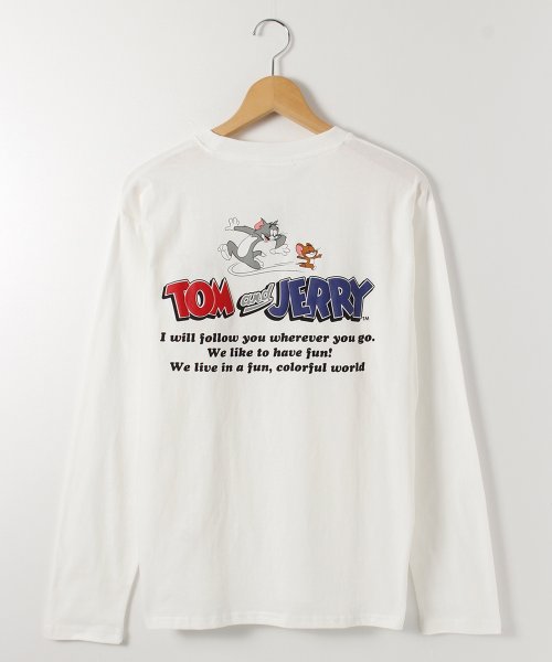 ALWAYS GOOD TIME NEW BASIC STORE(オールウェイグッドタイムニューベーシックストア)/【TOM & JERRY/トムとジェリー】クルーネックロングスリーブTシャツ/img02