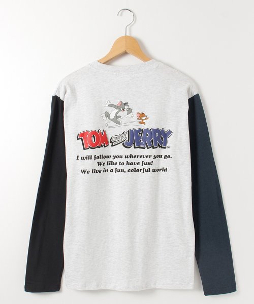 ALWAYS GOOD TIME NEW BASIC STORE(オールウェイグッドタイムニューベーシックストア)/【TOM & JERRY/トムとジェリー】クルーネックロングスリーブTシャツ/img05