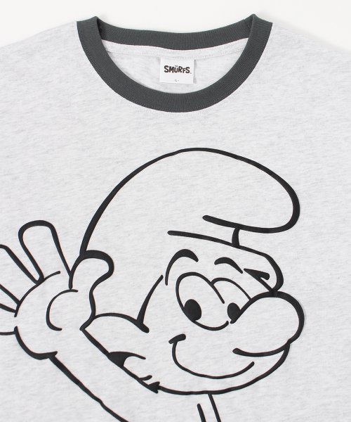 ALWAYS GOOD TIME NEW BASIC STORE(オールウェイグッドタイムニューベーシックストア)/【THE SMURFS/スマーフ】クルーネックロングスリーブＴシャツ/img07