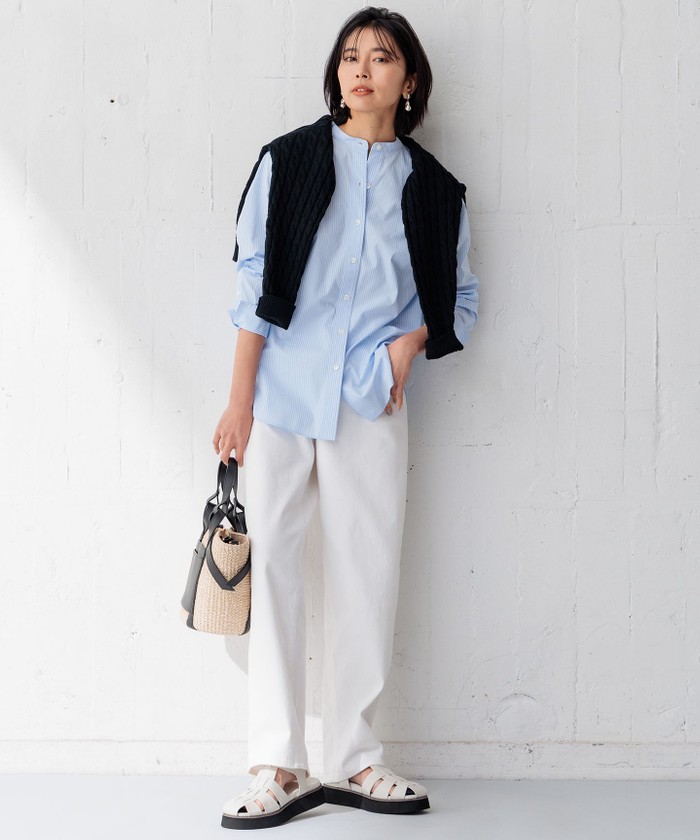 CLASSY.6月号掲載/洗える】23区DENIM コクーンシルエット パンツ