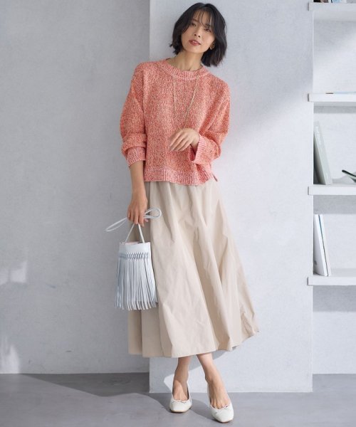 【洗える】ルミエールタフタ フレアスカート 