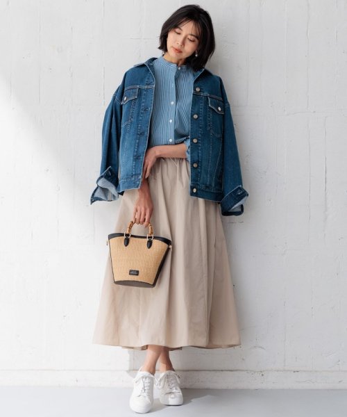 【洗える】ルミエールタフタ フレアスカート 