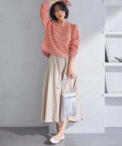 【洗える】ルミエールタフタ フレアスカート 