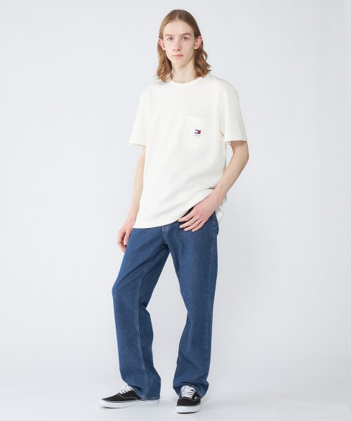 TOMMY JEANS(トミージーンズ)/レギュラーワッフルポケットTシャツ/img16