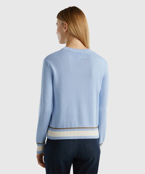 コットン100％クルーネック馬柄長袖ニットセーター 人気・おすすめ｜使いやすい・旅行におすすめ 品質保証 全国発送 正規品・日本国内発送・安心保証付き