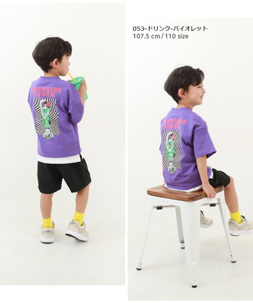 devirock(デビロック)/デビラボ BIGシルエット プリント半袖Tシャツ 子供服 キッズ ベビー 男の子 女の子 トップス 半袖Tシャツ Tシャツ /img14