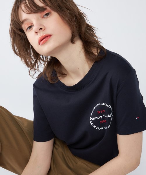 TOMMY HILFIGER(トミーヒルフィガー)/ラウンドロゴTシャツ/img17