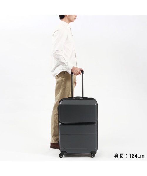 ProtecA(プロテカ)/【正規品10年保証】 プロテカ スーツケース Lサイズ フロントオープン ポケットライナー2 キャリーケース 軽量 おしゃれ 74L 日本製 旅行 01343/img01