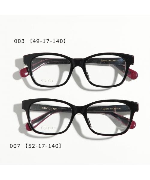 GUCCI(グッチ)/GUCCI メガネ GG0922O スクエア型 メタルGロゴ Bee/img13