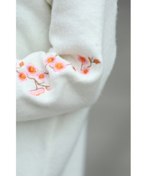 CAWAII(カワイイ)/春を呼ぶ桜刺繍スリーブのニットプルオーバートップス/img23